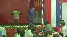 Aung San Suu Kyi re-elected as party leader