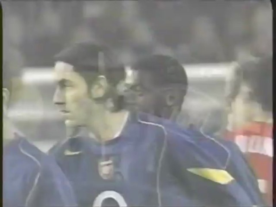2004 (November 24) PSV Eindhoven (Holland) 1-Arsenal (England) 1 (Champions League)