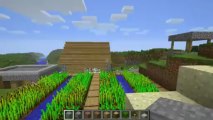 Minecraft - Seed Highlight! NPC Village w/ Diamonds