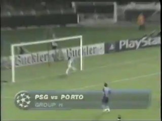 2004 (October 20) Paris St Germain (France) 2-Porto (Portugal) 0 (Champions League)
