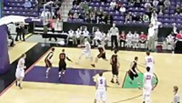 High School Basketball Player Brings Down Hoop