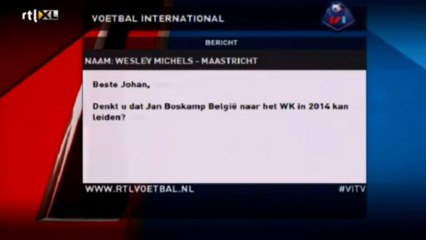 Vraag van Wesley Michels voor Johan Boskamp