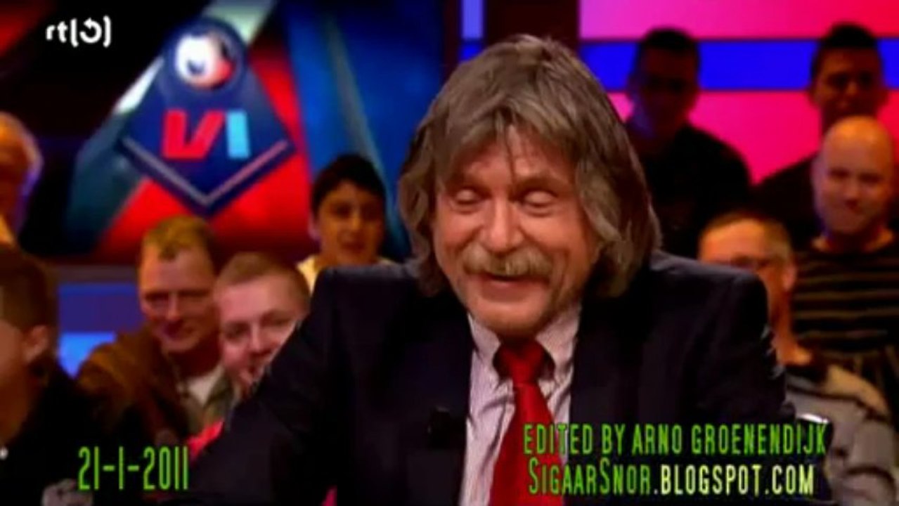 Johan Derksen heeft een commercial opgenomen