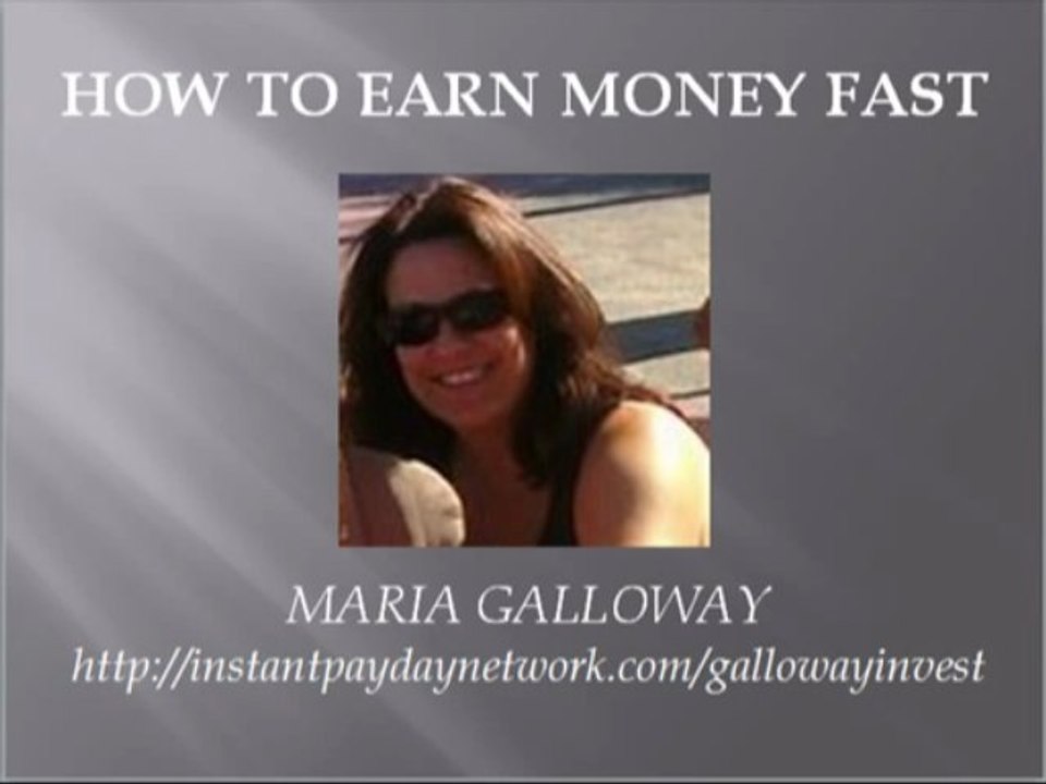 How To Earn Money Fast