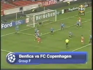 2006 (November 21) Benfica (Portugal) 3-FC Copenhagen (Denmark) 1 (Champions League)
