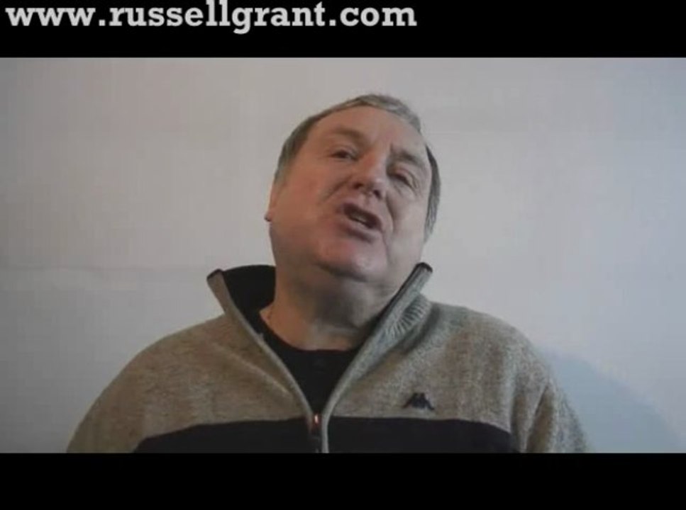 Russell Grant Video Horoscope Pisces March Monday 11th 2013 www.russellgrant.com