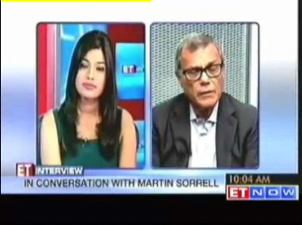 ET Interview : In Conversation with WPP Chief  Martin Sorrell (Part 1 of 3)