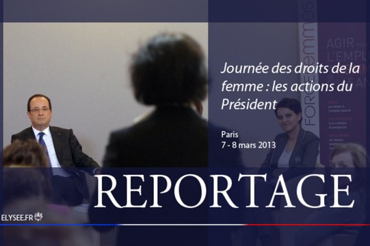 Journée des droits des femmes : les actions du Président
