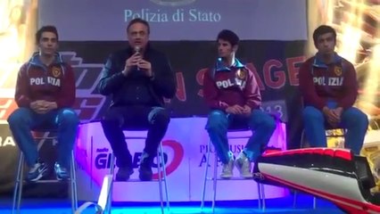 Polizia - Presentazione dei piloti delle Fiamme oro (09.03.13)