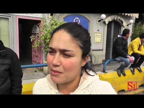 Napoli - La notte degli sfollati della Riviera di Chiaia (05.03.13)