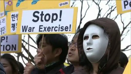 Corea del Sur y EEUU no detendrán sus maniobras...