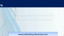 Active Email list Building - Email Marketing Strategy