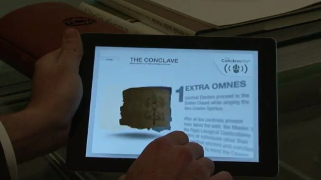 Gesegnete geschäfte zur papstwahl in rom