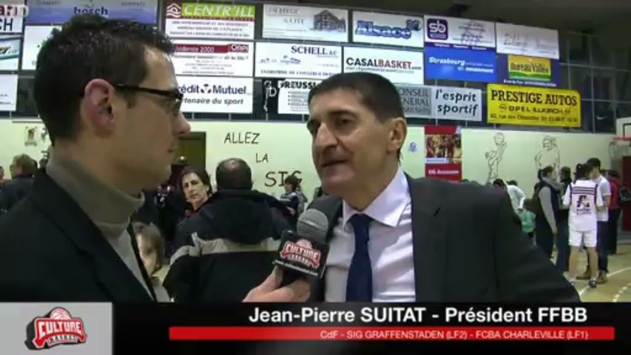 Interview Jean-Pierre SUITAT - Président Fédération Française de Basket