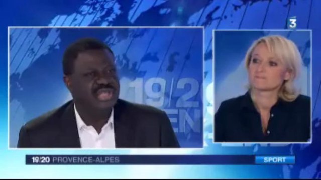Pape Diouf dans le 19/20 Provence-Alpes du 10 mars 2013