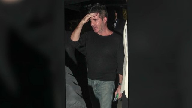 Simon Cowell Seems Worse For Wear After Night Out