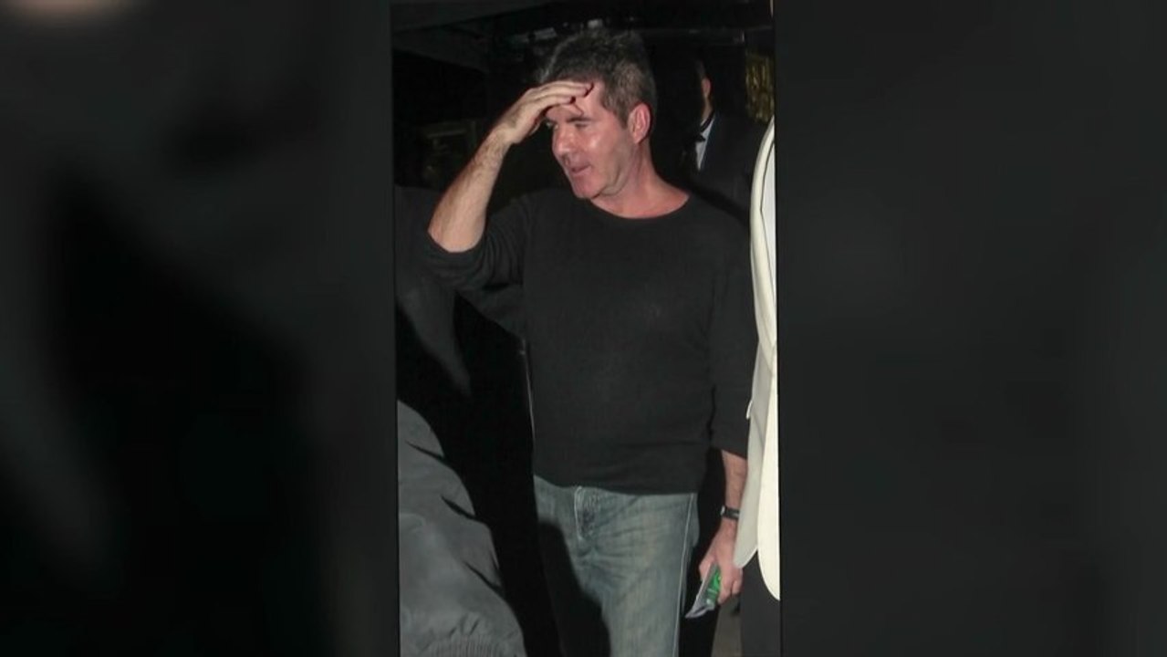 Simon Cowell Seems Worse For Wear After Night Out