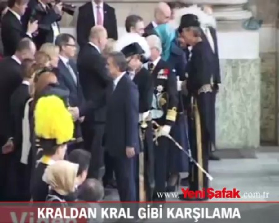 Kral'dan kral gibi karşılama