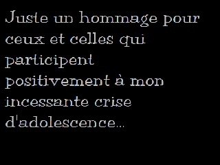 Tu connais pas ma vie ok?
