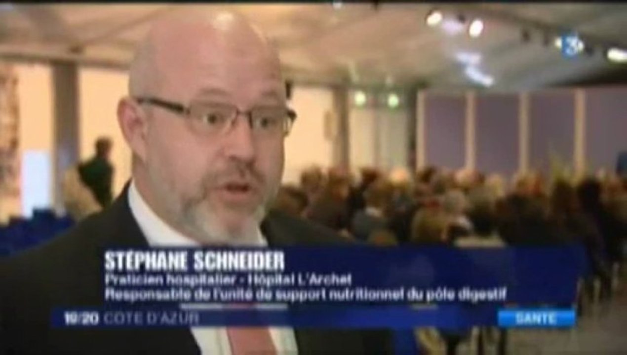 Reportage France 3 - Conférence inaugurale de la Semaine du Cerveau 2013 par Stéphane Schneider, PUPH Nice, Chercheur Inserm