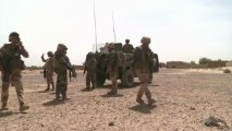French soldiers reach out to Mali civilians