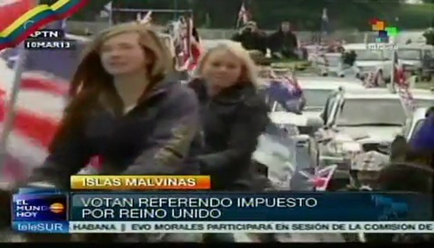 Argentina rechaza referendo de RU en Malvinas