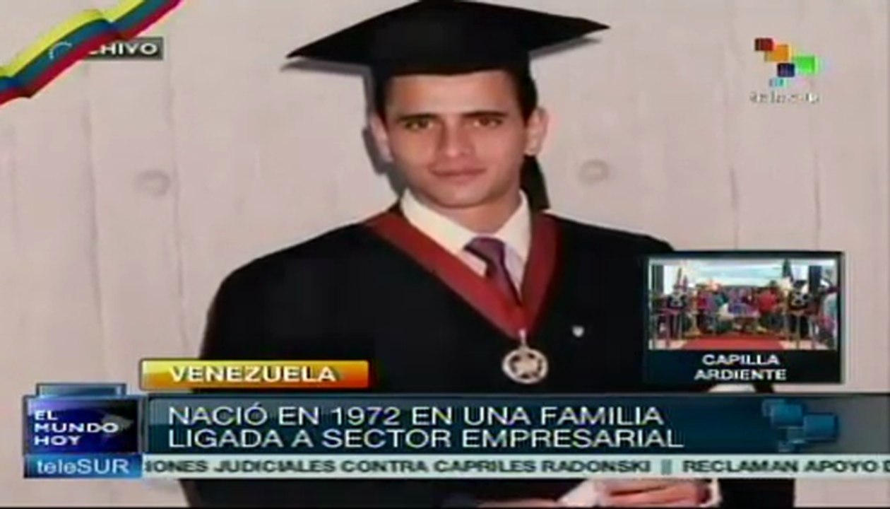 Henrique Capriles, candidato de la oposición