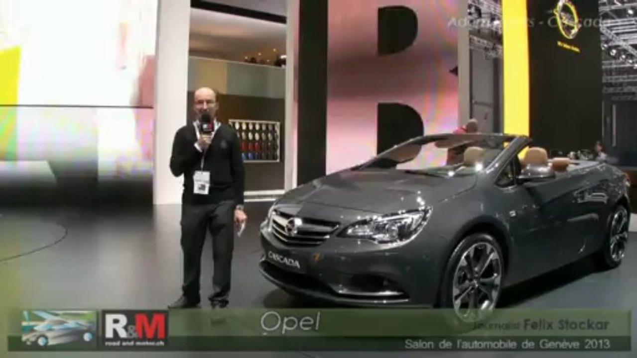Opel Cascada, Adam Rocks  Genfer Autosalon 2013