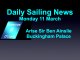 Daily News Monday 11 March English Sir Ben