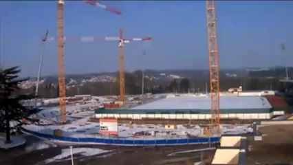 Chantier du Stade Beaublanc: le mois de février