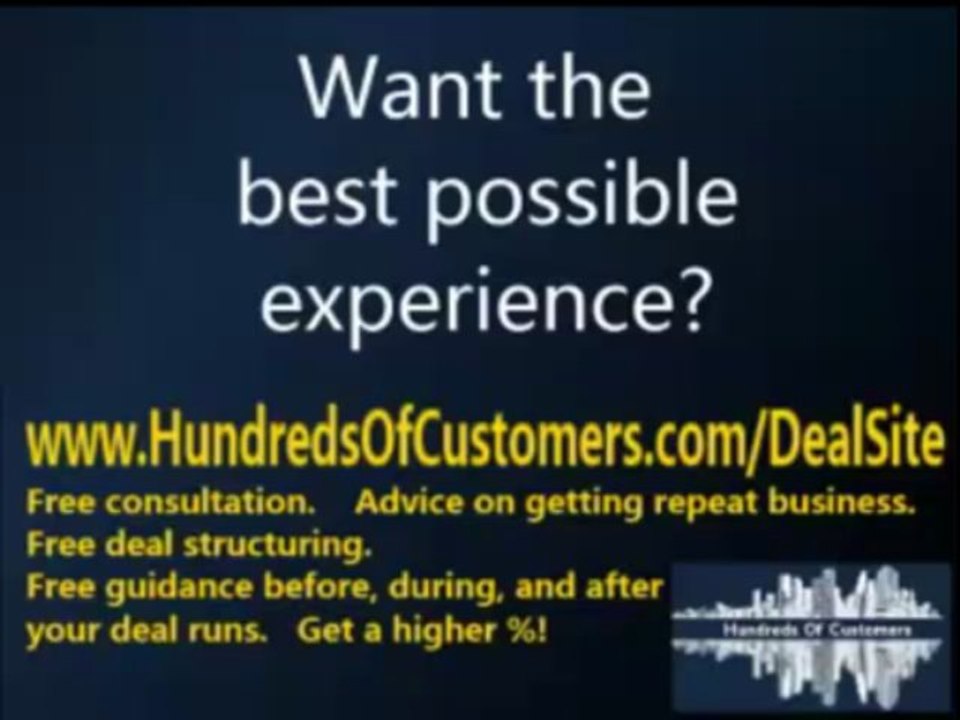 How Many New Customers Can Deal Site Marketing Get Me?