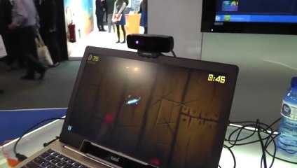 Fruit Ninja sans les mains, avec les yeux