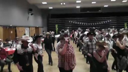 bal country à la créche du 9 03 2013 avec sabrina de filippo