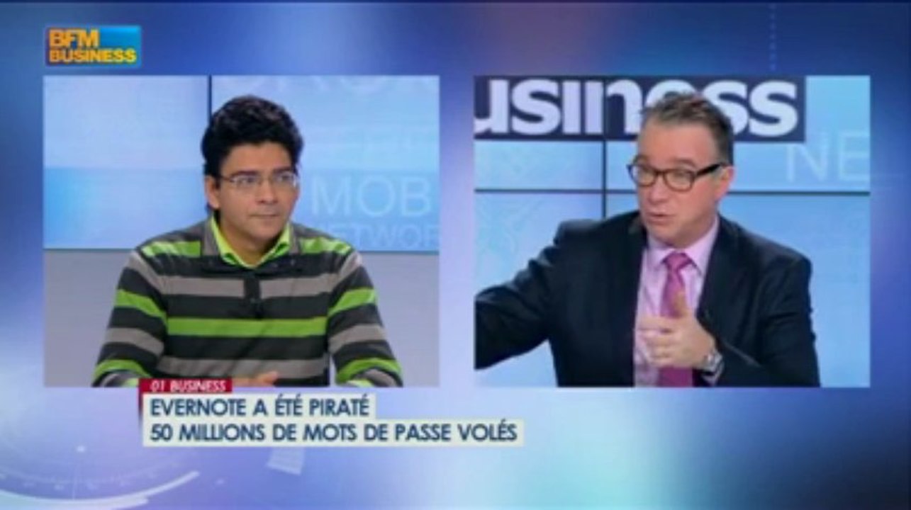Fréderic Charles, Stratégie & Gouvernance SI Lyonnaise des Eaux - 9 mars - BFM : 01 Business 2/4