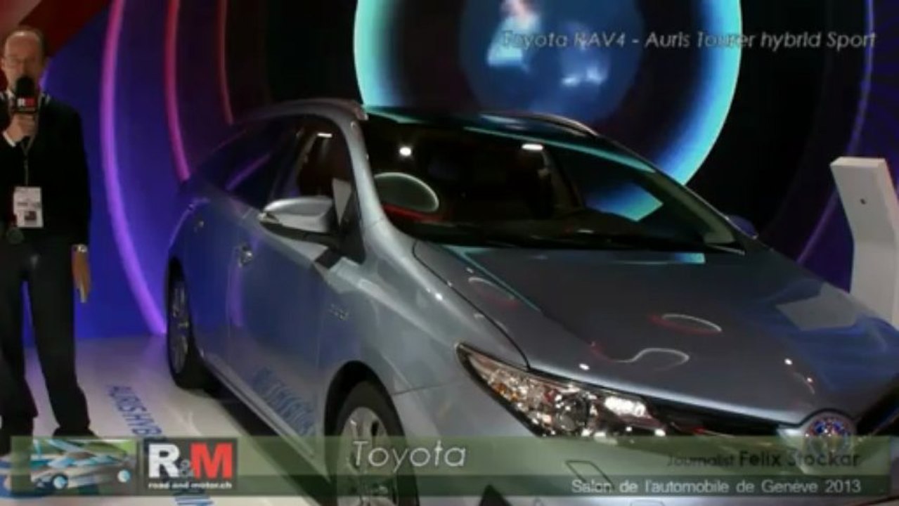 Toyota RAV4 und Auris Hybrid Touring Sports am Genfer Autosalon 2013