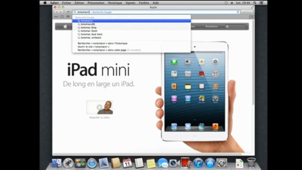 Installation facile de MacOSX Mountain Lion sur VirtualBox