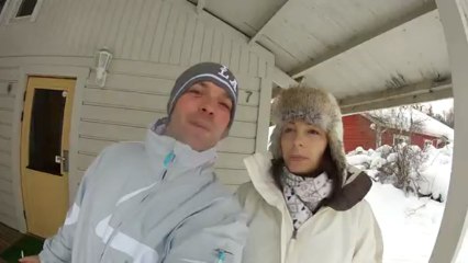 Gayou & Manou, lune de miel en Laponie (arrivée)