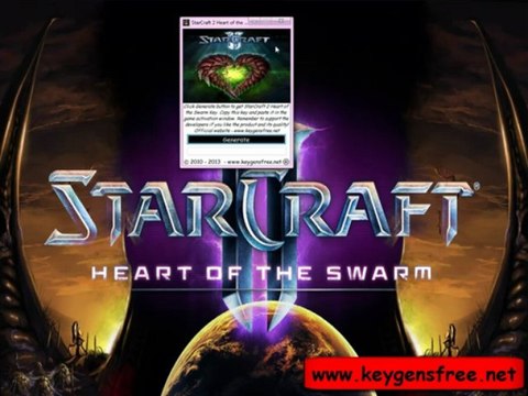 StarCraft 2 Heart of the Swarm pc Game + cd key codes Free