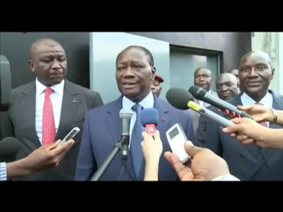 Inauguration du centre de coordination des décisions opérationnelles CCDO par le président Alassane OUATTARA