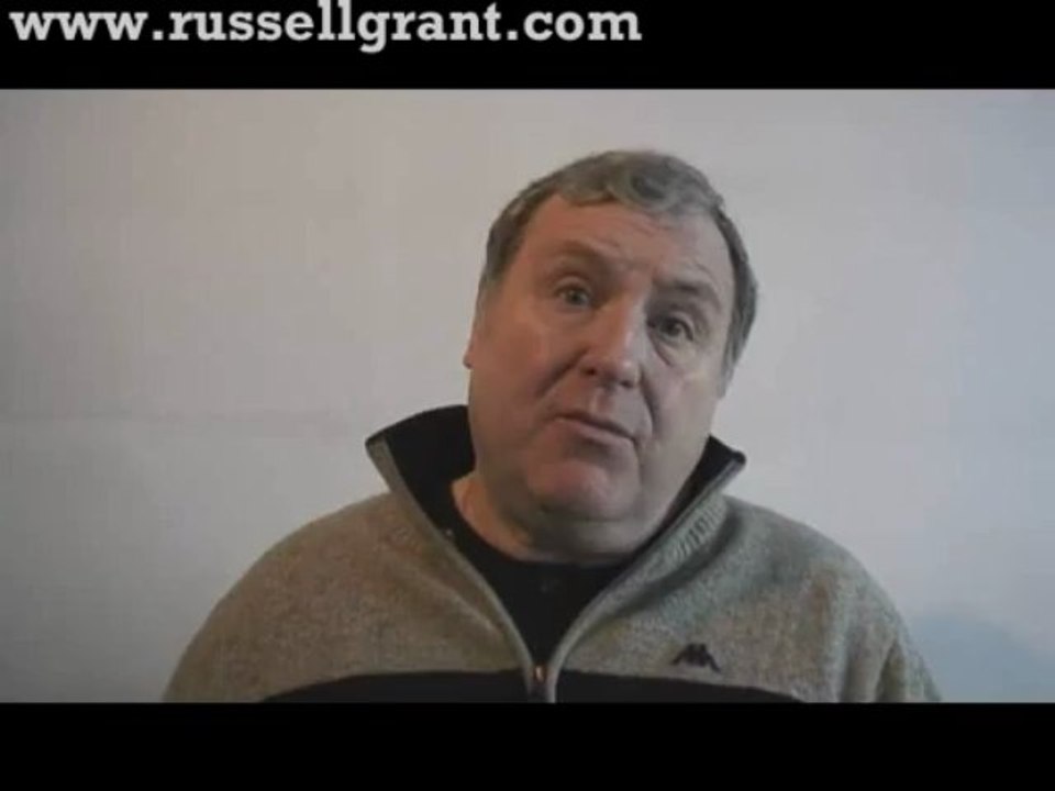 Russell Grant Video Horoscope Aquarius March Tuesday 12th 2013 www.russellgrant.com