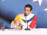 Capriles: Esta campaña es entre Nicolás y yo, dejen al Presidente tranquilo