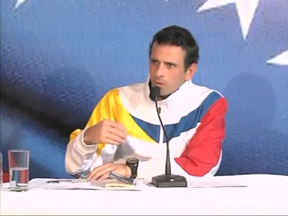 Capriles: Esta campaña es entre Nicolás y yo, dejen al Presidente tranquilo