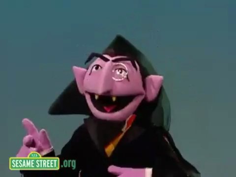 Sesame Street The Count Counts Once More With Feelings