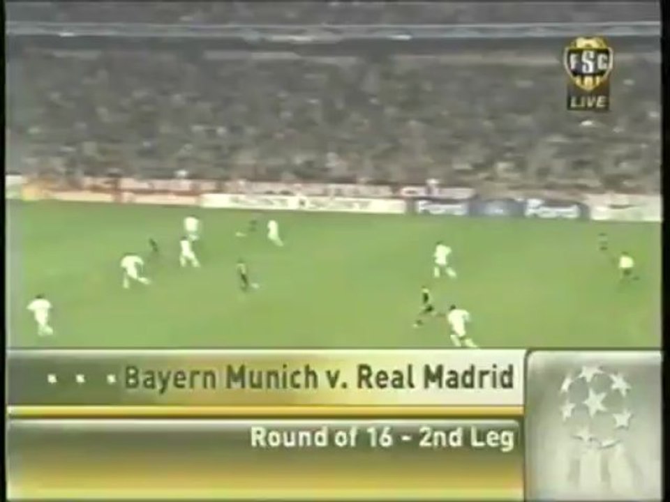 2007 (March 7) Bayern Munich (Germany) 2-Real Madrid (Spain) 1 (Champions League)