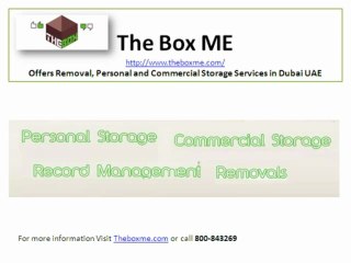 Dubai Movers and Storage Company