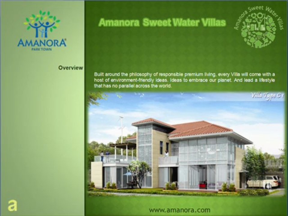 Amanora Sweet Water Villas - Luxury Properties in Hadapsar Pune