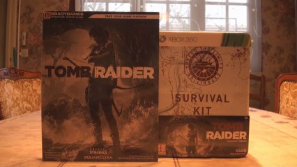 Tomb Raider - Edition Collector Deluxe + Guide Officiel (Video Unboxing)
