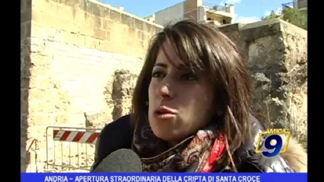 Andria | Apertura straordinaria della cripta Santa Croce