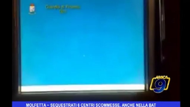 Molfetta | Sequestrati 6 centri scommesse, anche nella BAT