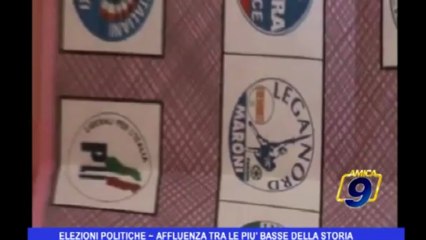 Download Video: Elezioni politiche | Affluenza tra le più basse della storia